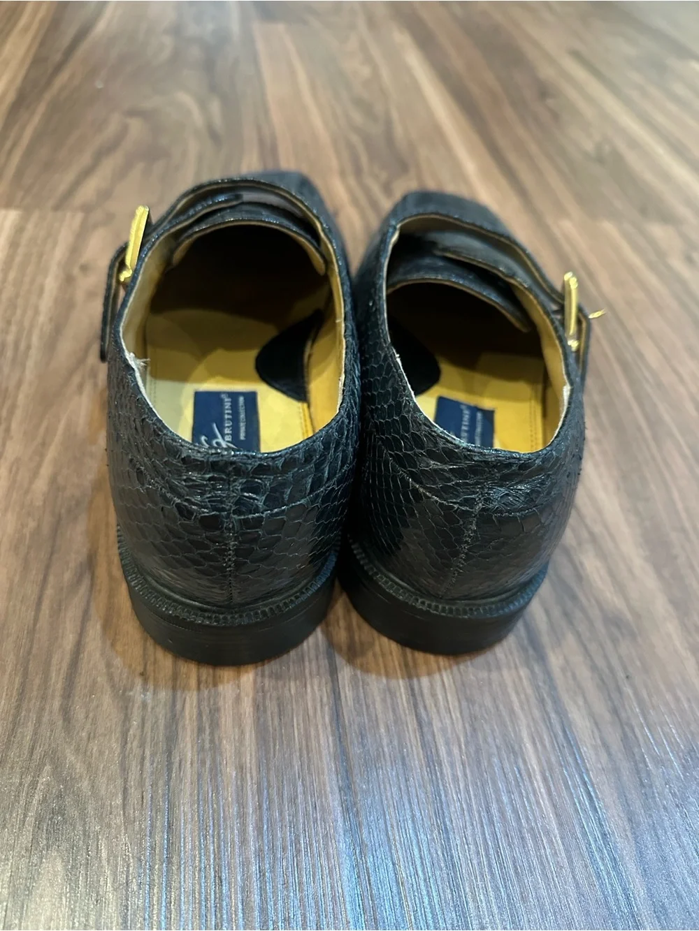 Giorgio Brutini polished black